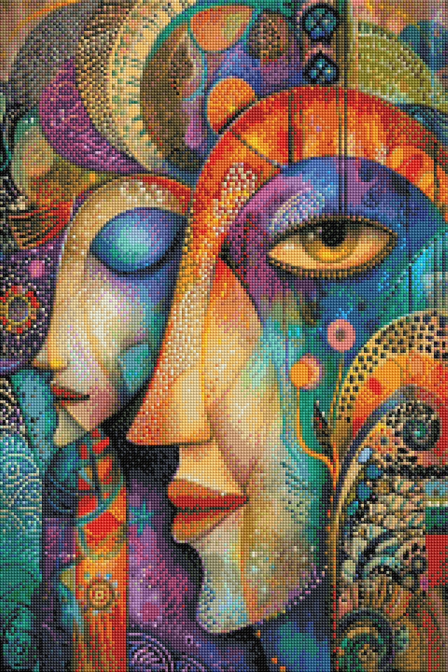 Kaleidoscope Queens – Royalty-Free Diamond Art – 40x60cm – Square