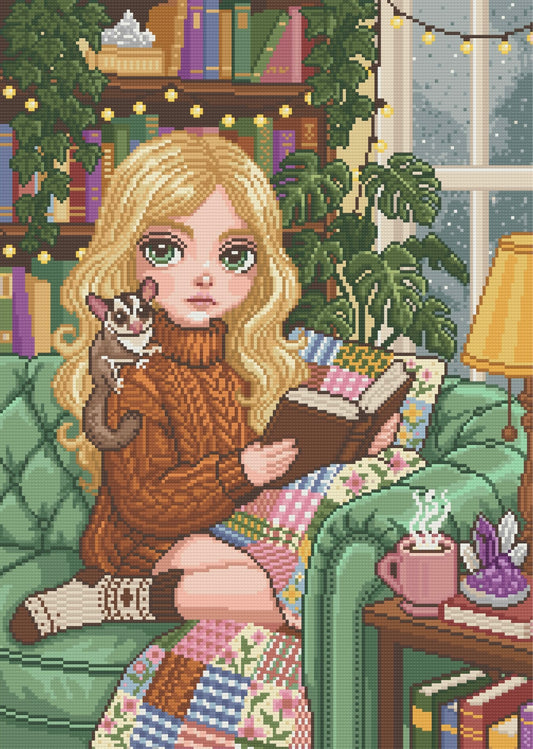 Sweater Weather & Stories – Diamond Art by Kara – A2 – Square