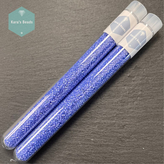 22g Tube 11/0 Miyuki Delica DB2388 Fancy Lined Aqua Pink