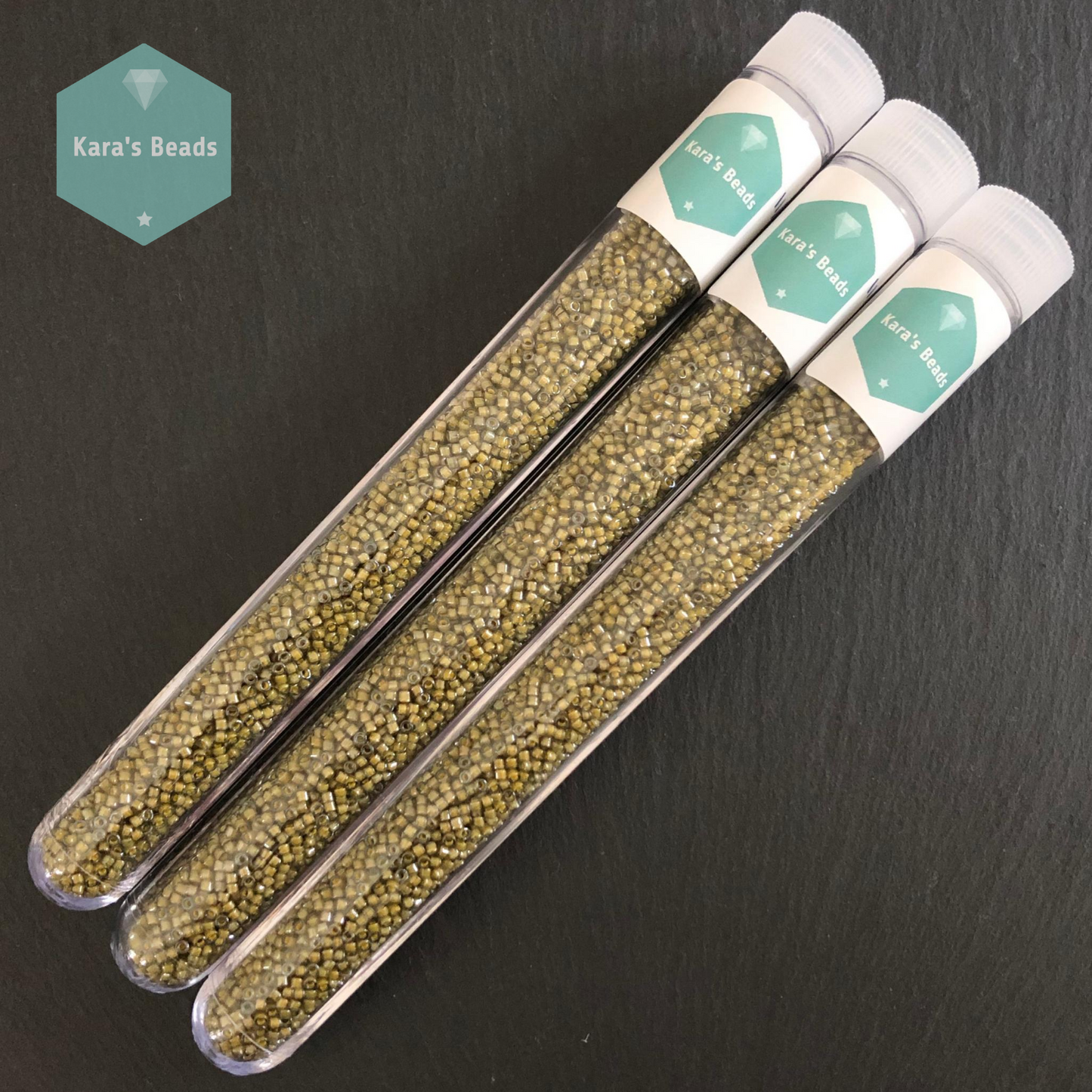 22g Tube 11/0 Miyuki Delica DB2046 Luminous Mushroom