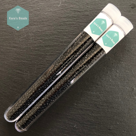 25g Tube 8/0 Toho TR8-49 Opaque Jet