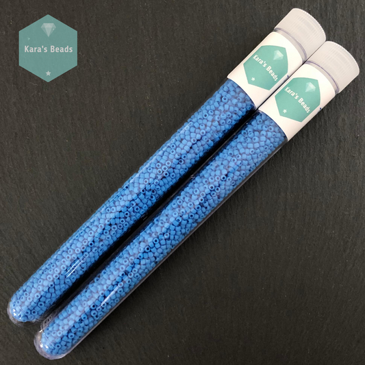 25g Tube 11/0 Toho TR11-43DF Opaque Frosted Cornflower