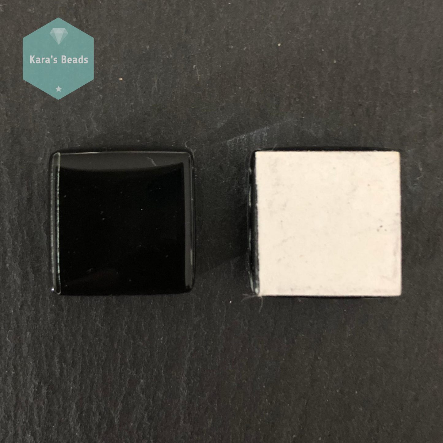 15x15 mm Tile Black 1 pc