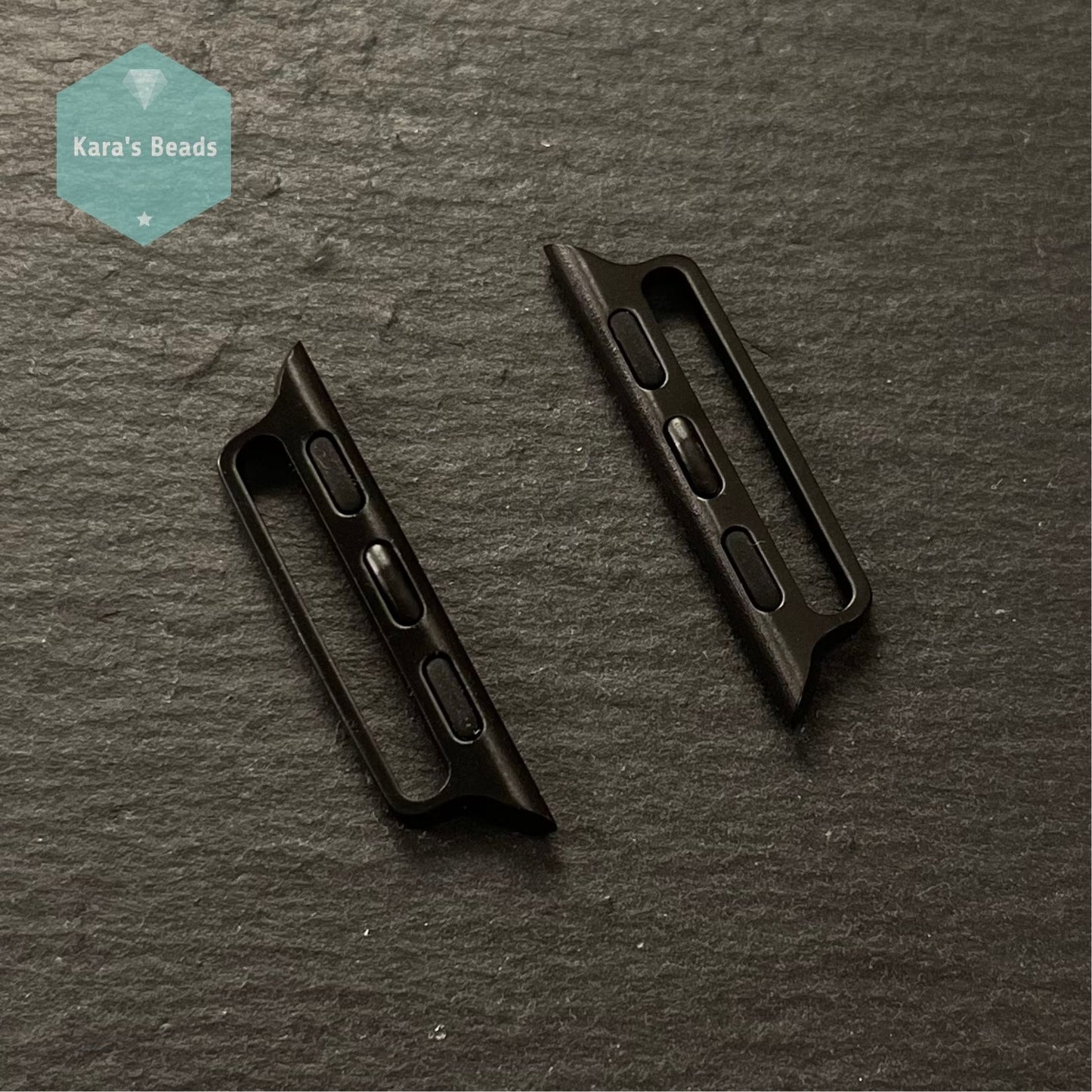 45mm Apple Watch Band Connector Black 1 pc