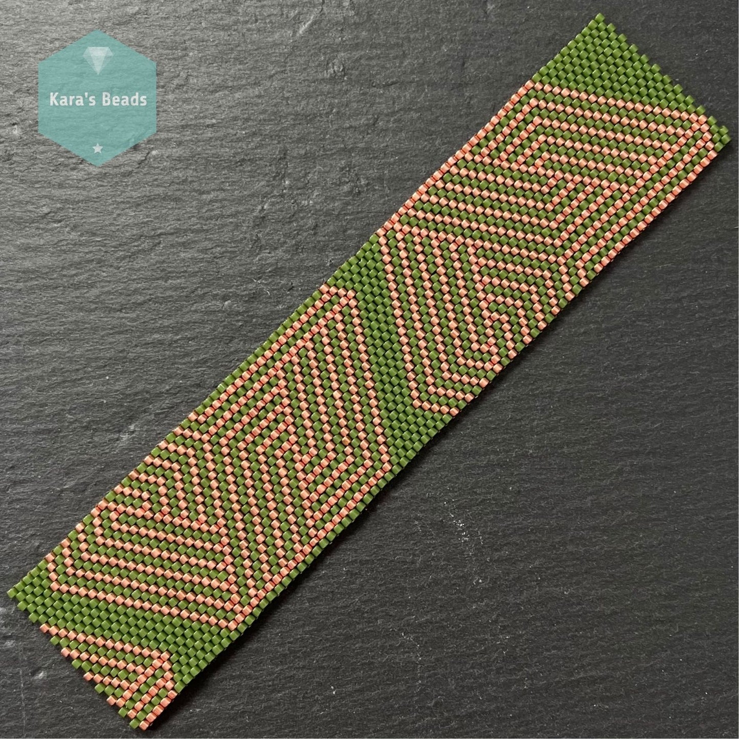 TRON HEX Even Count Peyote Pattern