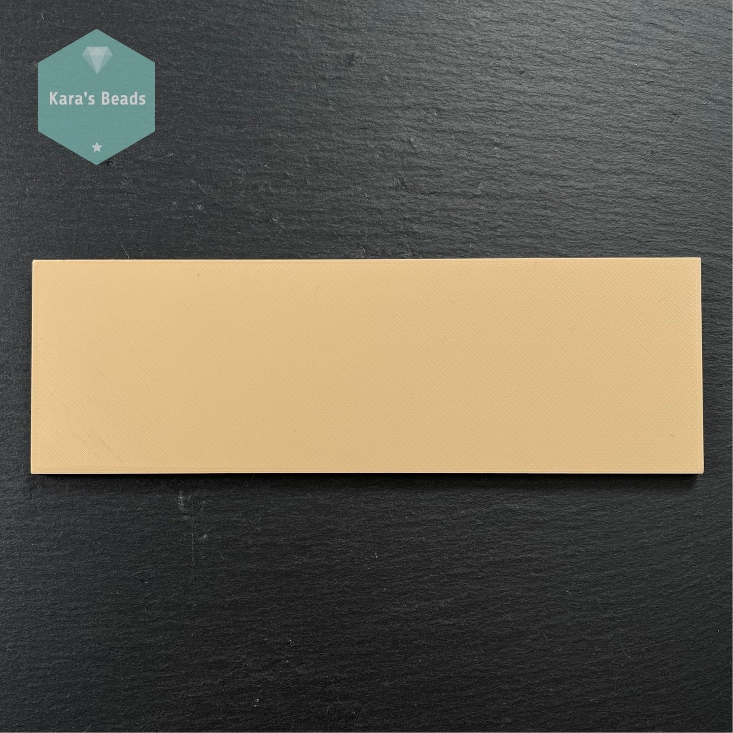 A to O Bead Tray for Peyote Patterns 15 Compartments Nude Colour