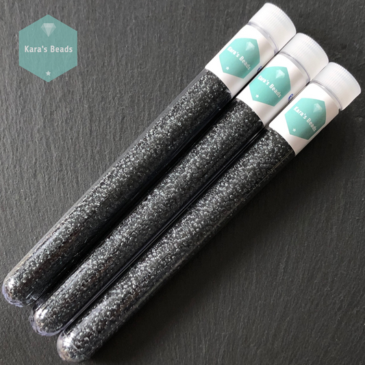 26g Tube 11/0 Miyuki Seed Beads RR11-152 Transparent Grey