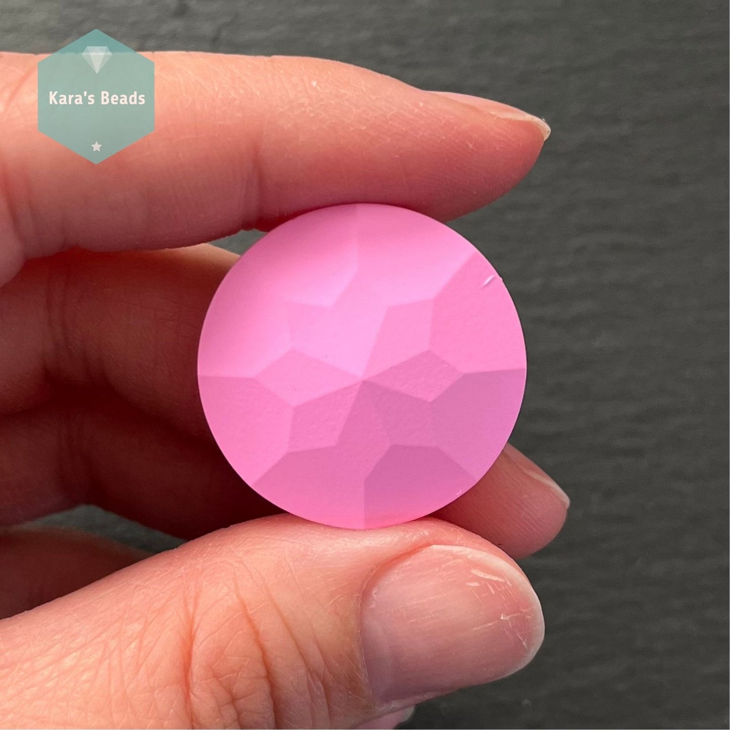 27mm Chaton Peach 1 pc