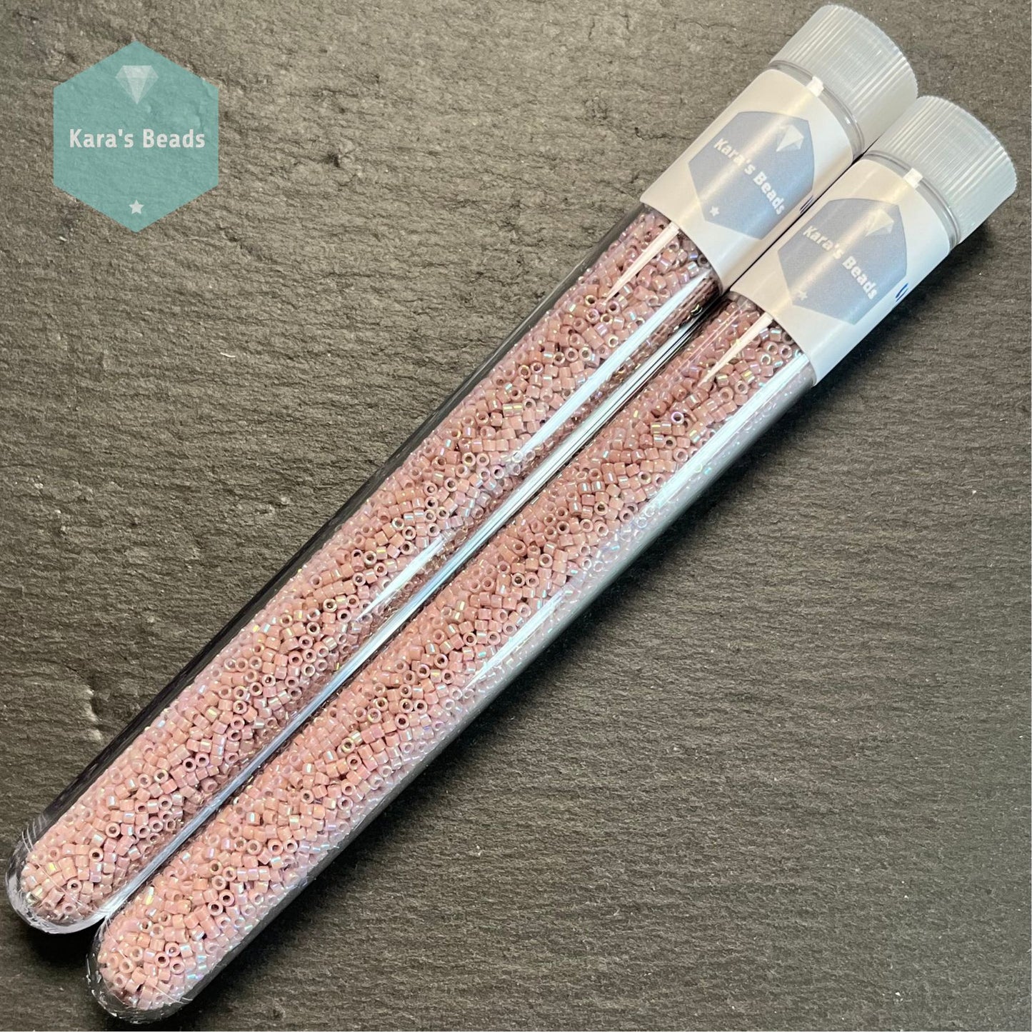 22g Tube 11/0 Miyuki Delica DB0158 Opaque Lilac AB