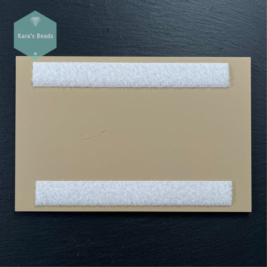 A to U Bead Tray for Peyote Patterns 21 Compartments Nude Colour