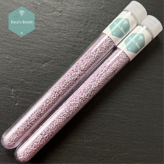 22g Tube 11/0 Miyuki Delica DB0356 Matte Opaque Light Mauve