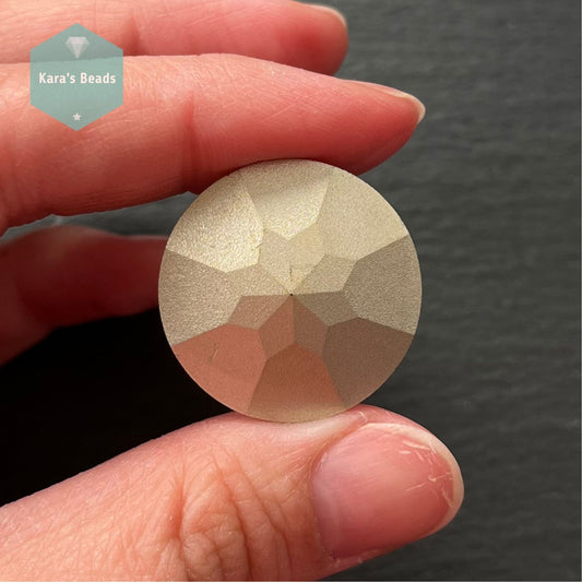 27mm Chaton Citrine AB 1 pc