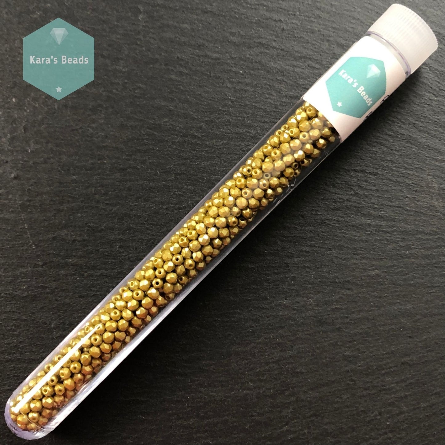 700pcs Tube 3mm Fire Polish 25021 Pastel Lime