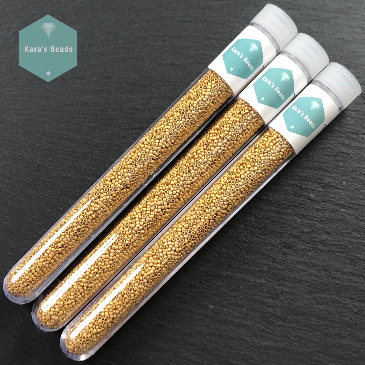 25g Tube 15/0 Toho TR15-PF557F PermaFinish Matte Galvanized Starlight