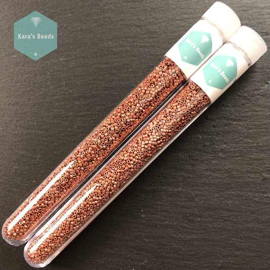 22g Tube 11/0 Miyuki Delica DB0040 Copper Plated