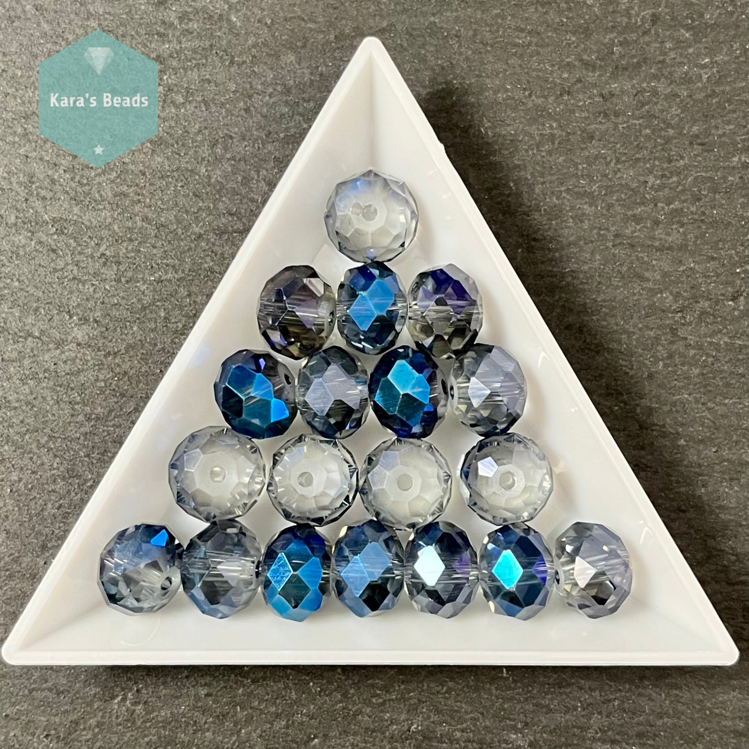 Glass Rondelle Beads