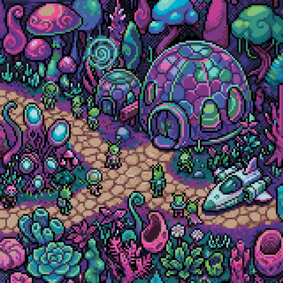 The Purple Exoplanet – Premium DIY Diamond Painting Kit (Square) – Licensed Art by Agustin Azar – 40x40cm