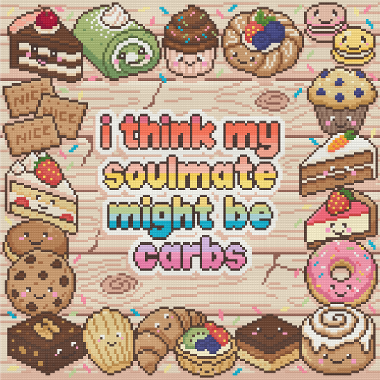 Carb Confessions – Diamond Art by Kara – 40x40cm – Square