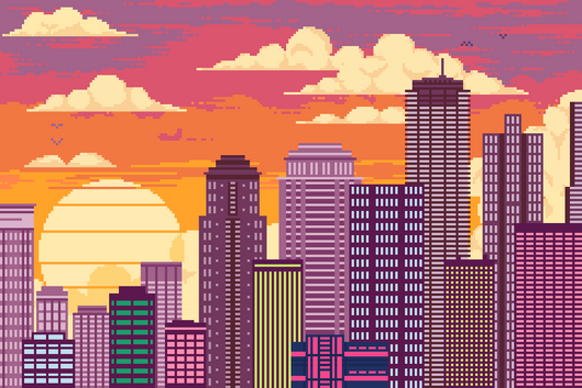 Evening Glow – Premium DIY Diamond Painting Kit (Square) – Licensed Art by Kishan Trivedi – 40x60cm