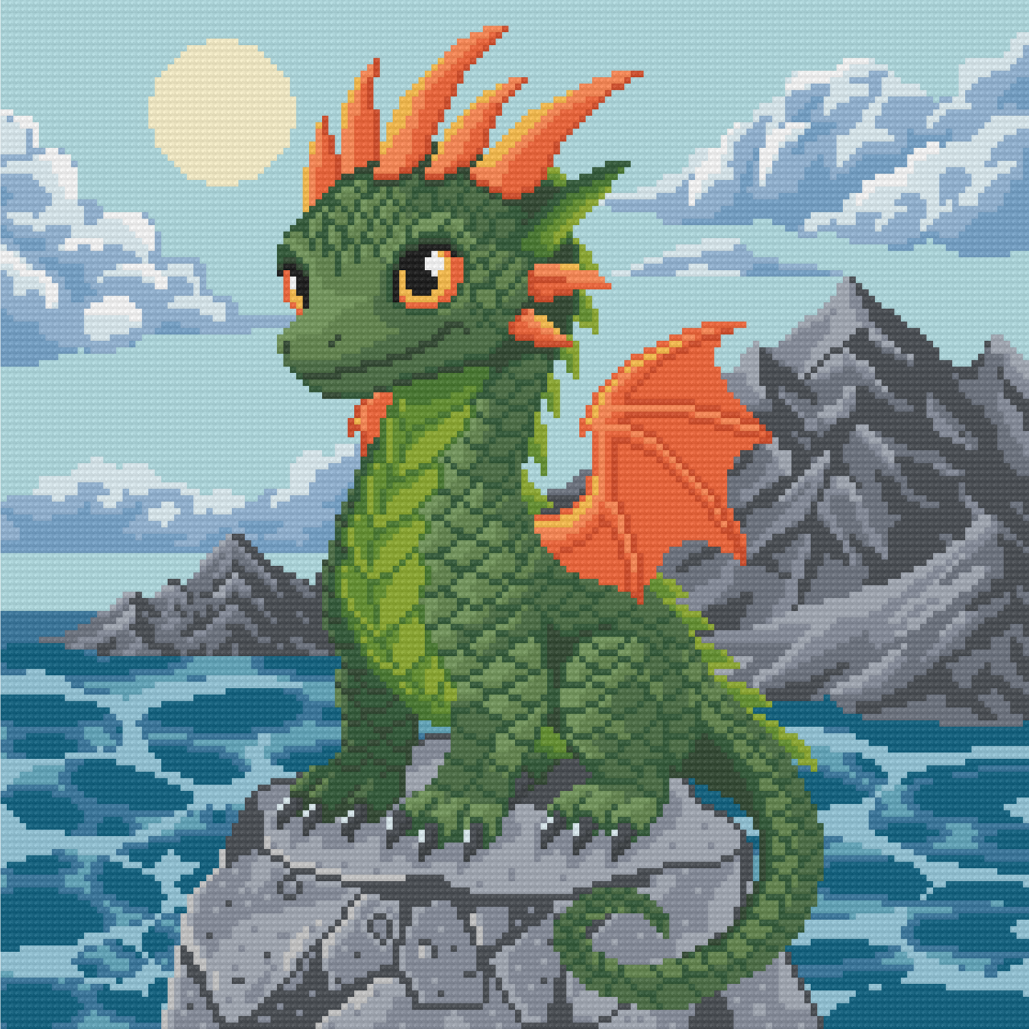 Little Warden – Premium DIY Diamond Painting Kit (Square) – Licensed Art by MDDQ – 40x40cm