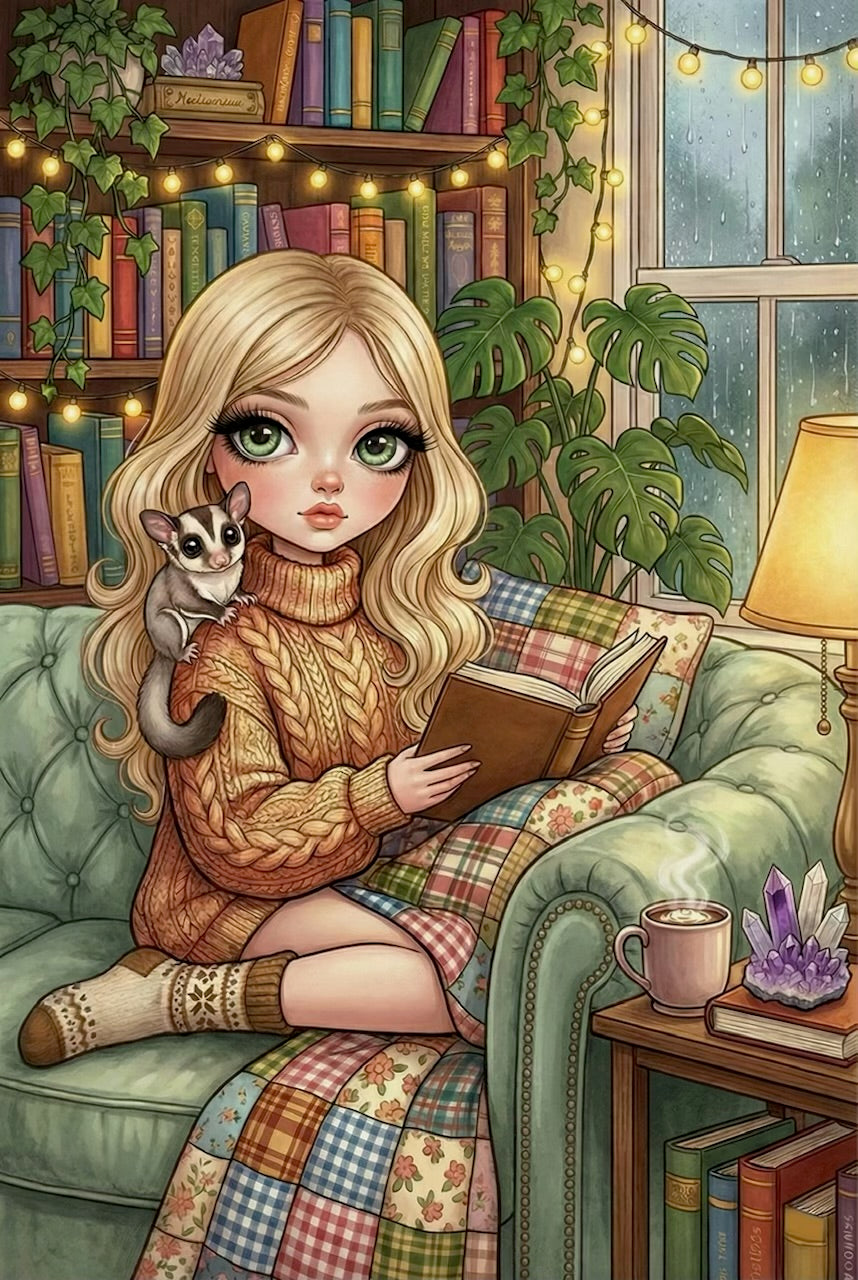 Sweater Weather & Stories – Diamond Art by Kara – A2 – Square