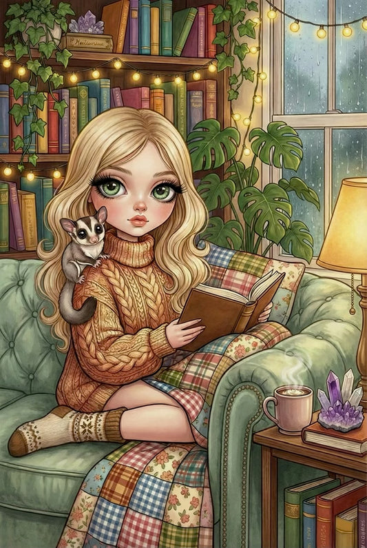 Sweater Weather & Stories – Diamond Art by Kara – A2 – Square