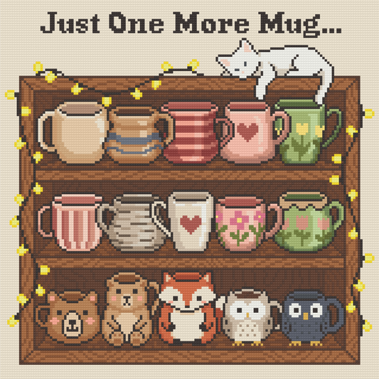 Just One More Mug – Diamond Art by Kara – 40x40cm – Square