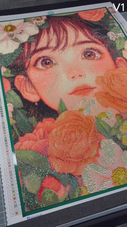 Enchanted Eyes – Royalty-Free Diamond Art – 40x60cm – Square