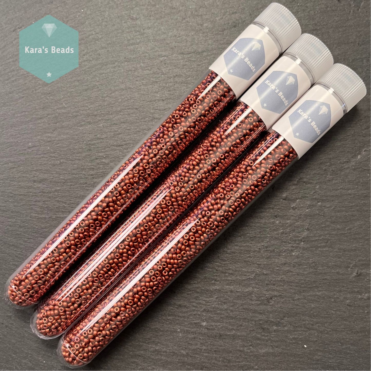 26g Tube 11/0 Miyuki Seed Beads RR11-4590 Black Bronze