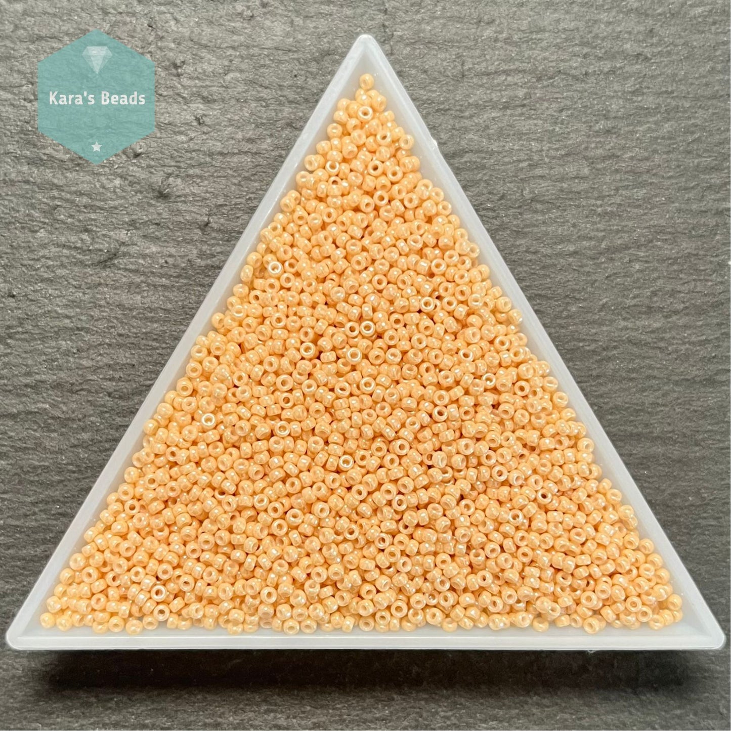 25g Tube 15/0 Miyuki Seed Beads RR15-593 Ceylon Light Caramel