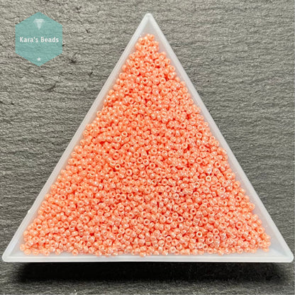 25g Tube 15/0 Miyuki Seed Beads RR15-429 Opaque Salmon