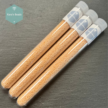 25g Tube 15/0 Miyuki Seed Beads RR15-593 Ceylon Light Caramel