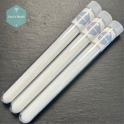 25g Tube 15/0 Miyuki Seed Beads RR15-0131F Matte Crystal