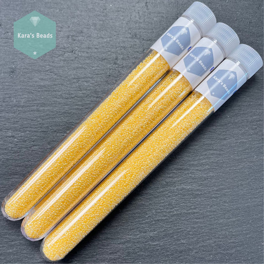 25g Tube 15/0 Miyuki Seed Beads RR15-516 Ceylon Light Daffodil