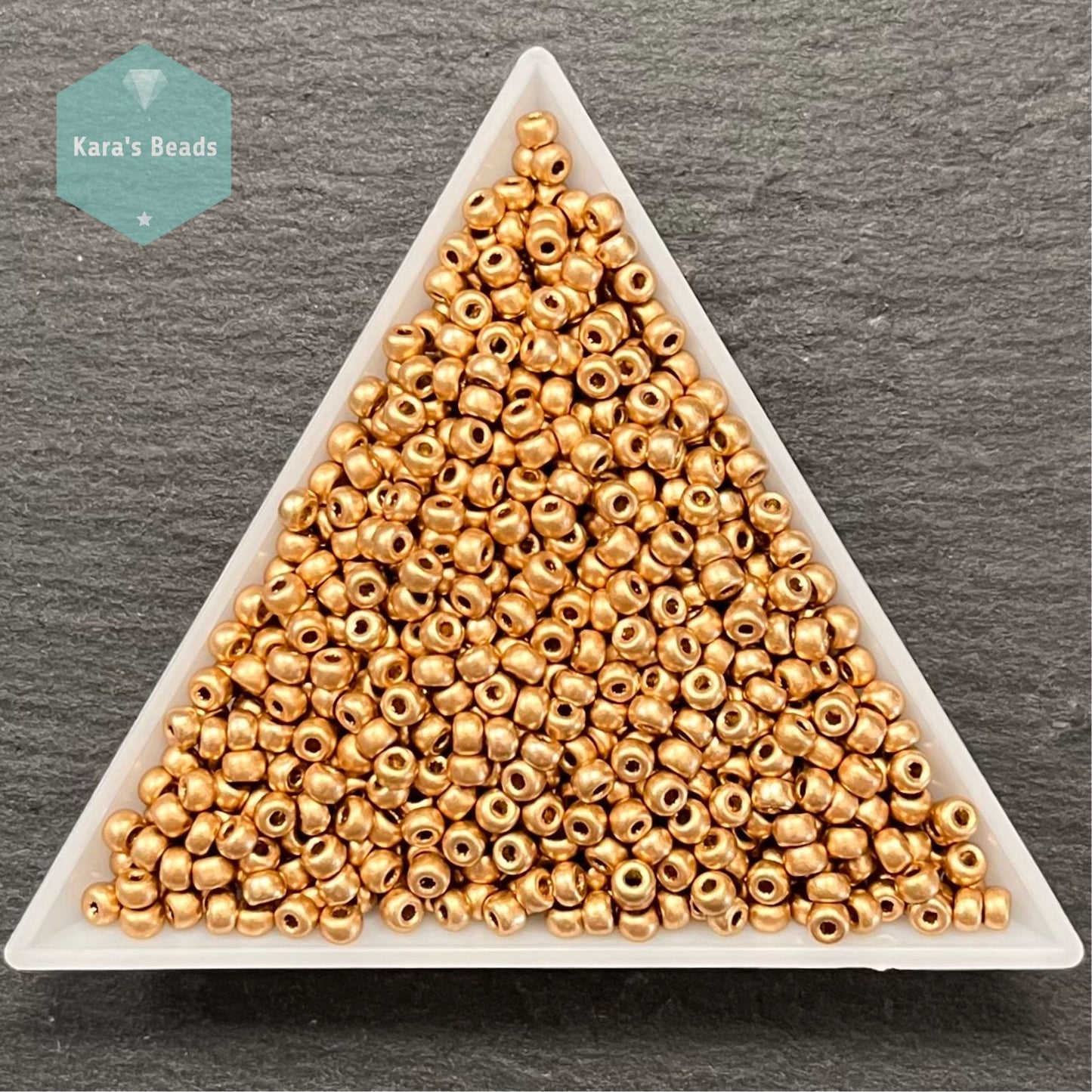 25g Tube 8/0 Miyuki Seed Beads RR8-4588 Aztec Gold