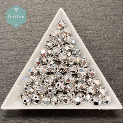 85pcs Tube 6mm Fire Polish Crystal Full Labrador