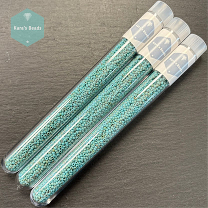 25g Tube 11/0 Miyuki Seed Beads RR11-4514 Picasso Opaque Seafoam Green