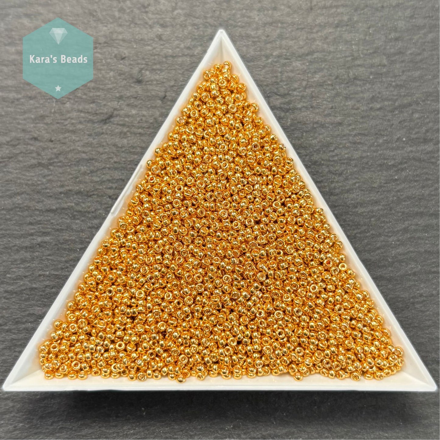 25g Tube 15/0 Miyuki Seed Beads RR15-1054 Galvanized Dark Gold