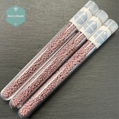 25g Tube 8/0 Miyuki Seed Beads RR8-0410 Opaque Mauve