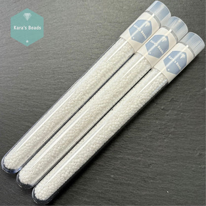25g Tube 11/0 Toho TR11-41F Opaque Frosted White
