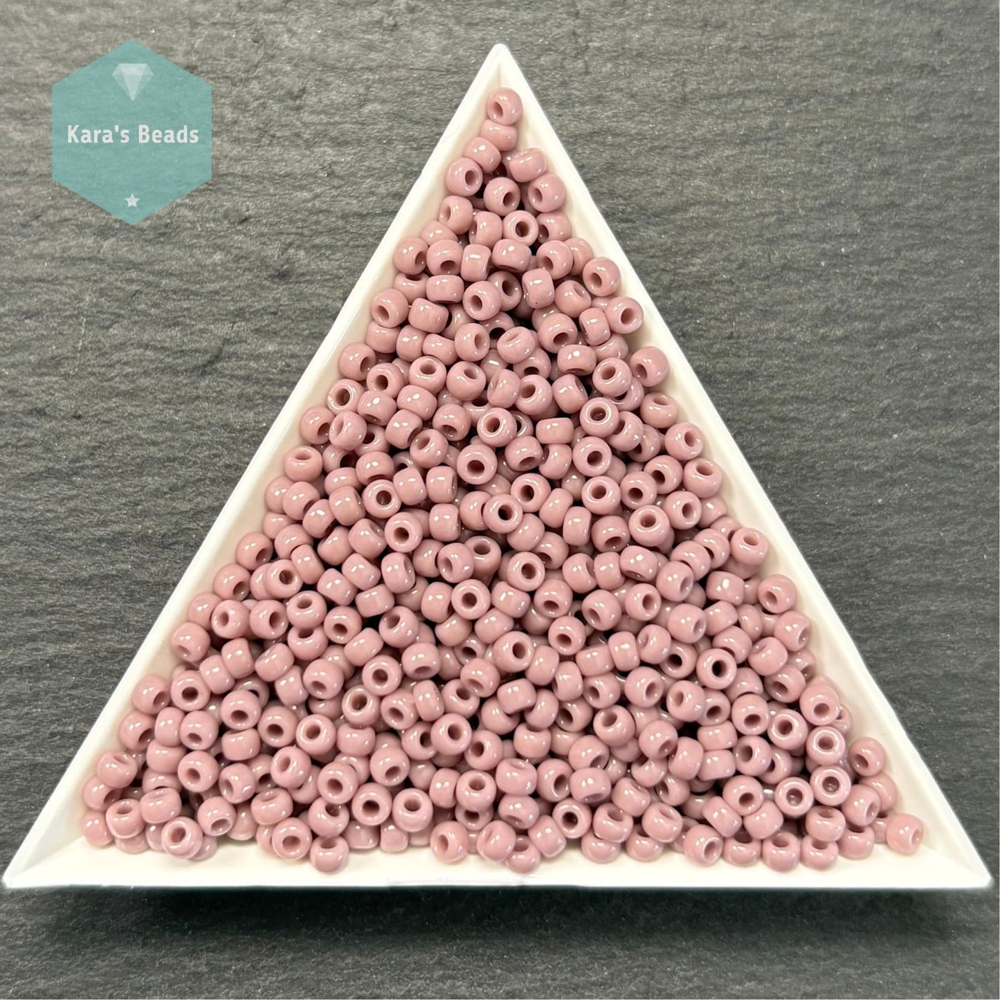 25g Tube 8/0 Miyuki Seed Beads RR8-0410 Opaque Mauve