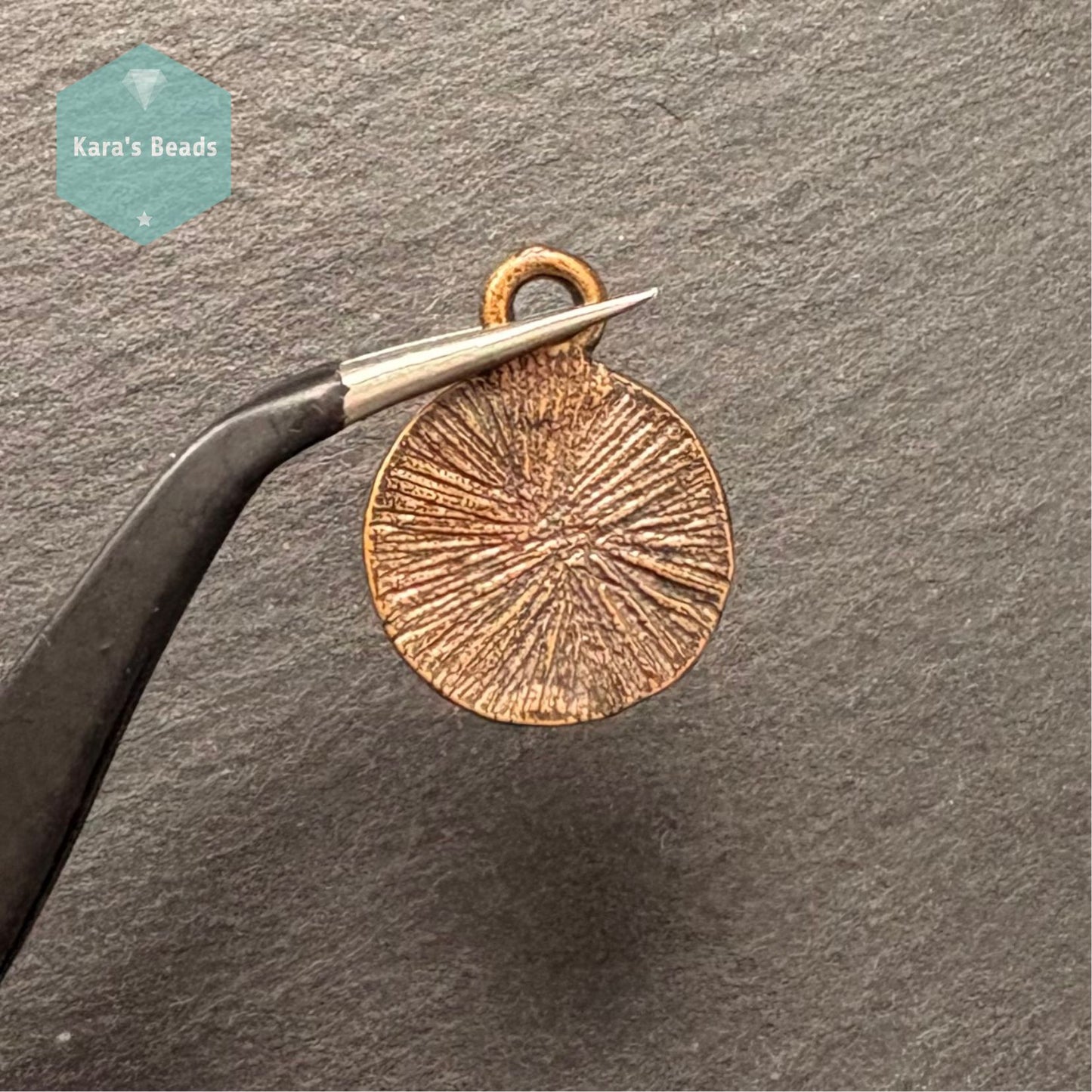 Bronze Tiger Eye Charm 5 pcs