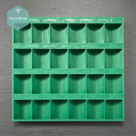 Miyuki and KO Beading Thread Organiser Green