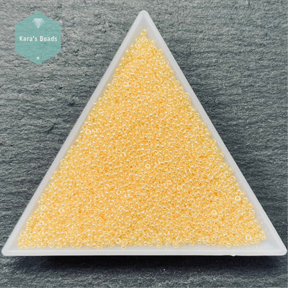 25g Tube 15/0 Miyuki Seed Beads RR15-516 Ceylon Light Daffodil