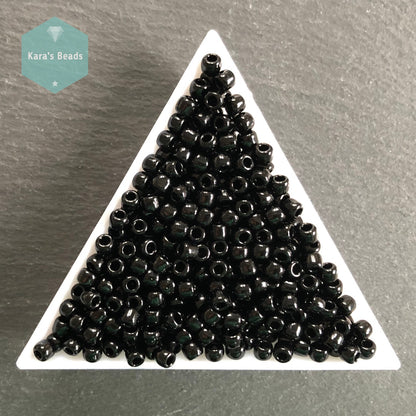 23g Tube 6/0 Toho TR6-49 Opaque Jet