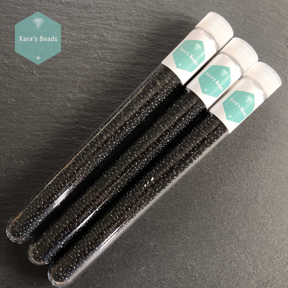 25g Tube 11/0 Toho TR11-49 Opaque Jet