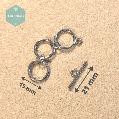 Adjustable Toggle Clasp 1 pc