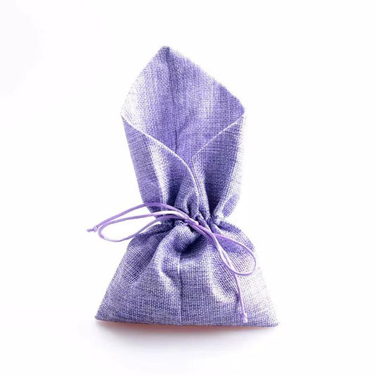 Envelope Shape Jute Gift Bag - Purple