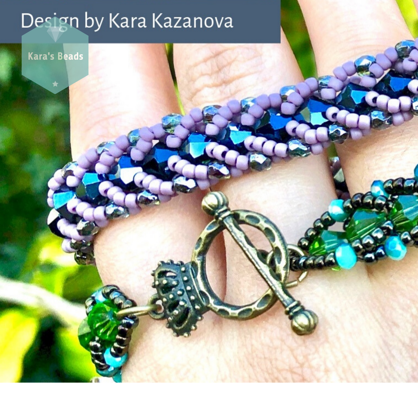 Bronze Crown Toggle Clasp 1 pc