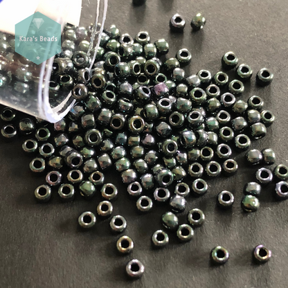 25g Tube 11/0 Toho TR11-89 Metallic Moss